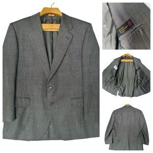 Ballantyne x Tessuto Ermenegildo Zegna Men’s Wool Suit Jacket Gray EU 52/US 42